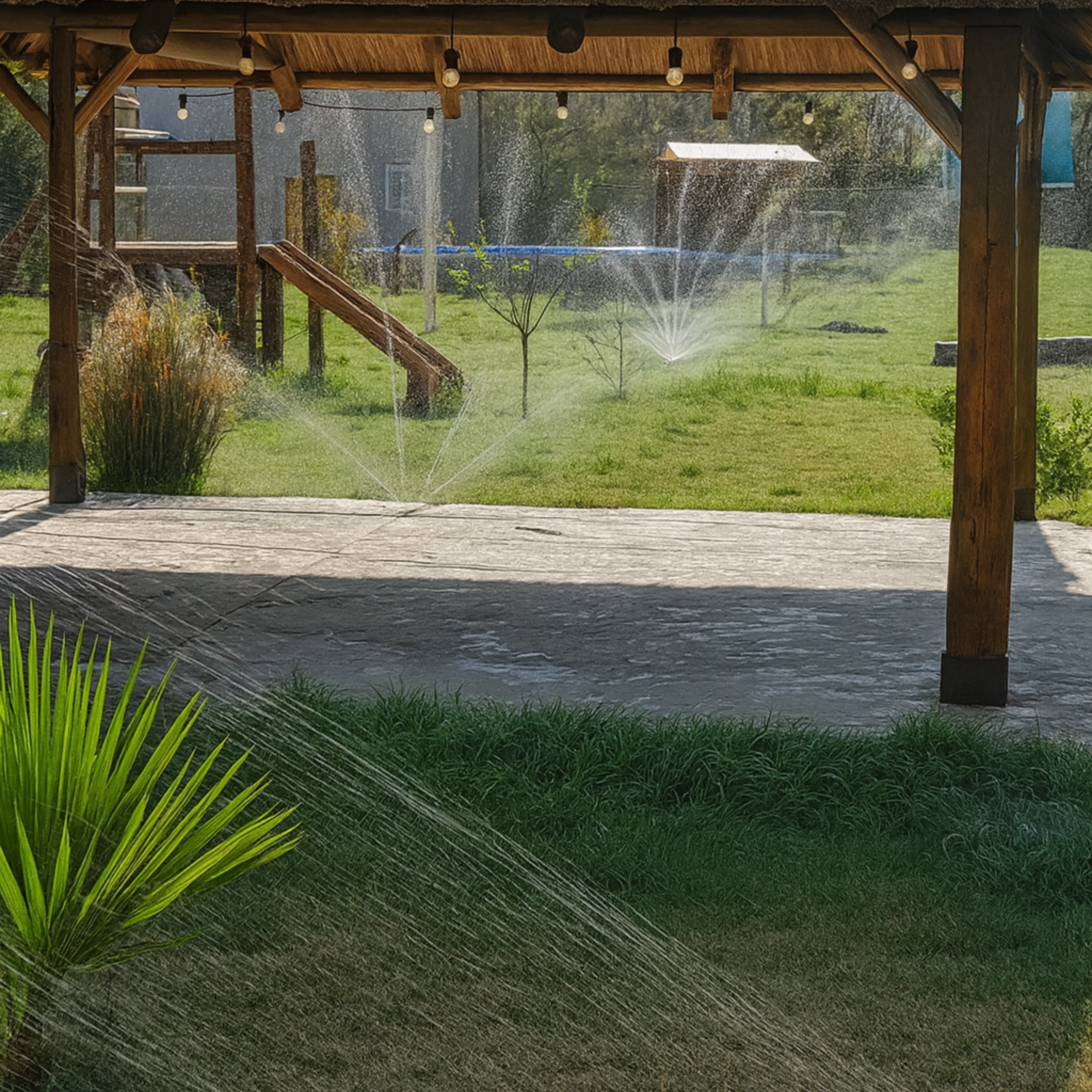 Riego automatizado con controlador digital en Cañuelas